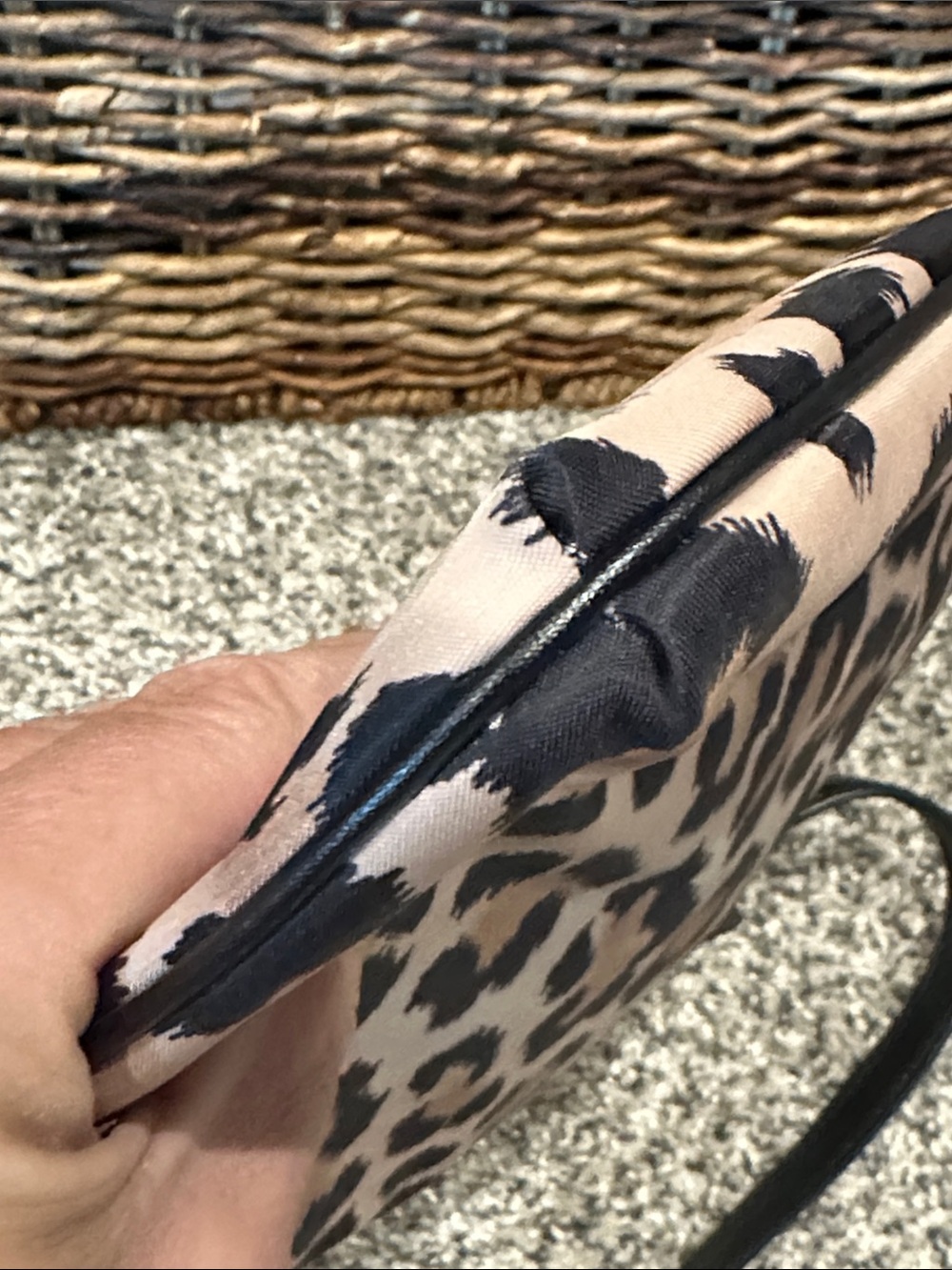kate spade Leopard Print Crossbody in Tan and Black - Picture 7 of 12
